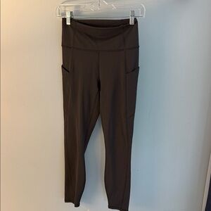 Fabletics Gray High-Rise Pocket Leggings